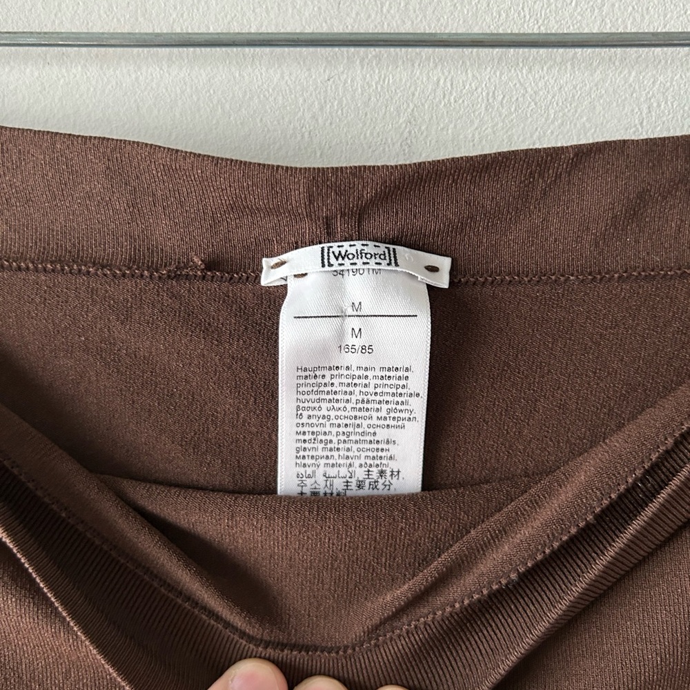 Wolford brown Fatal Lax Fit Skirt or Bandeau Dress - Picture 2 of 5